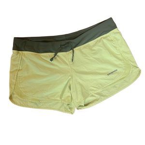 Patagonia Strider Pro Running Shorts Lime Green Size Large